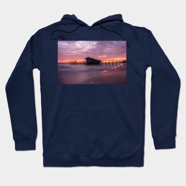 Shelley Beach Jetty, Portsea, Mornington Peninsula, Victoria, Australia Hoodie by VickiWalsh